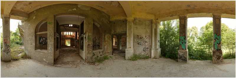 360 x 165° HDR-Panorama mit pano-Maxx, 64 Bilder aus 2er-Belichtungsreihe = 128 Bilder in 4 Reihen, 14.894 x 6.849 Pixel = 102 Megapixel