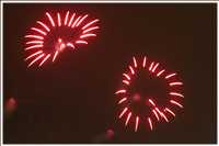 Leuchtturm in Flammen